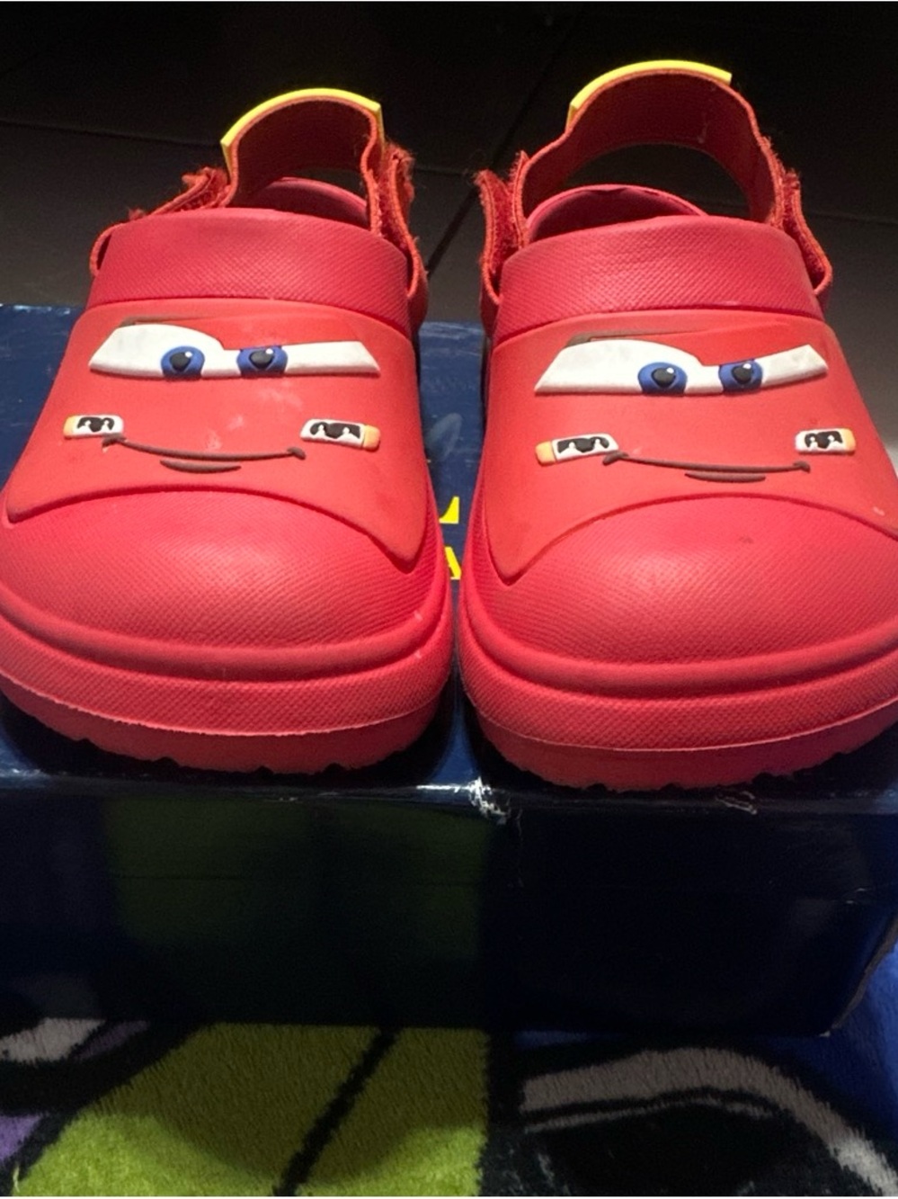 Disney Red Lightning McQueen Clog Sandals for Kids